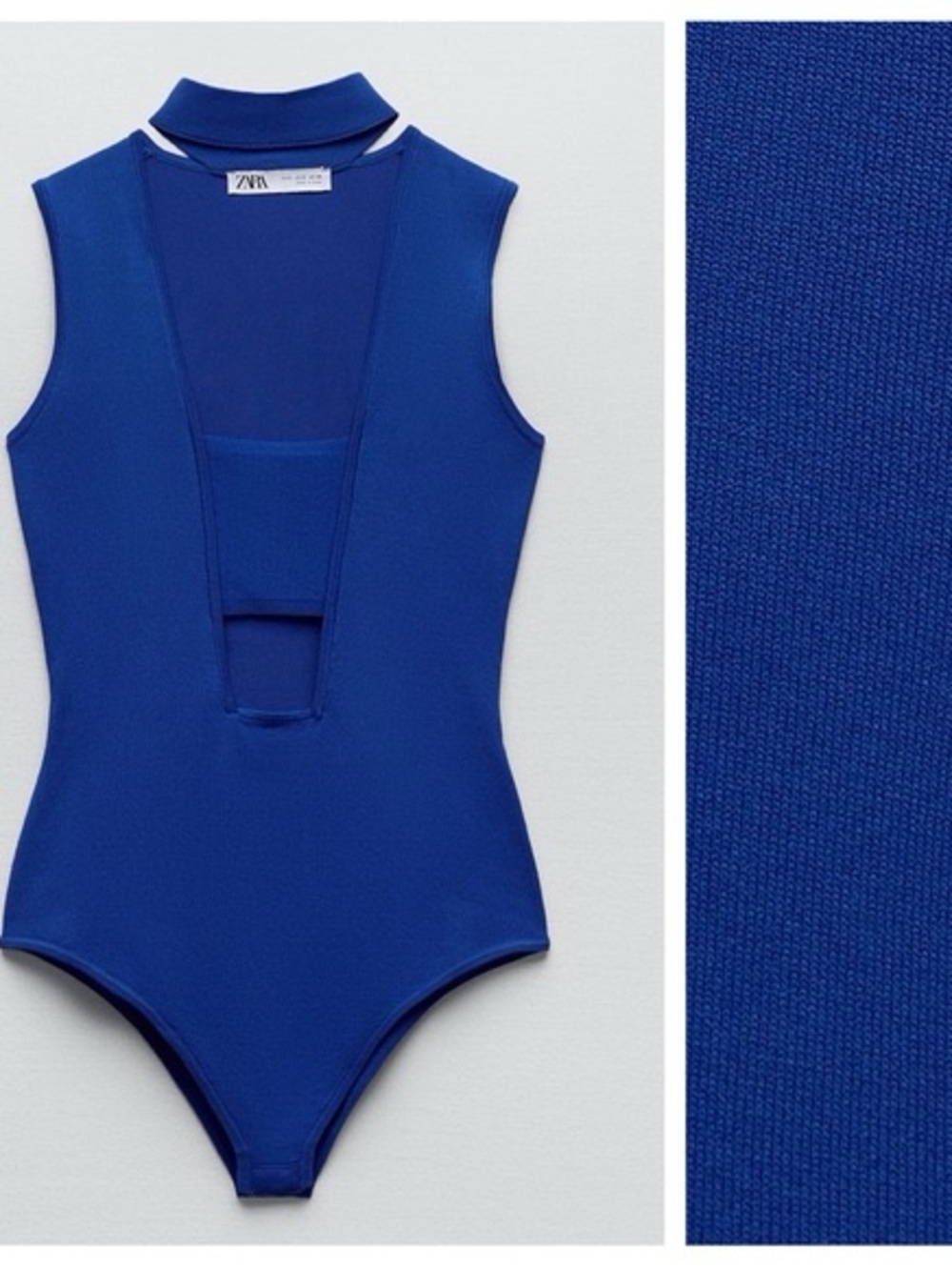 Zara blue top